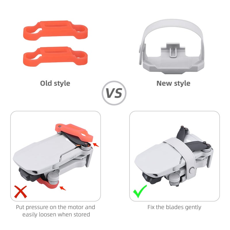 HeiyRC Propeller Holder Strap for DJI Mini 4K/Mini 2/Mini 2 SE/Mavic Mini for Specta Drone Props Guard Blade Stabilizer Fixator Accessory - Image 2